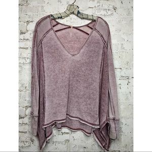 Free People Flowy Thermal Long Sleeve Top